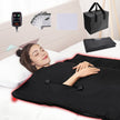 VEVOR Sauna Blanket for Detoxification, Portable Far Infrared Sauna for Home with Arm Holes for Comfort, 1-6 Level Adjustable Temprature Rannge 95-185?, 1-60 Minutes Timer, Carbon Fiber Heating
