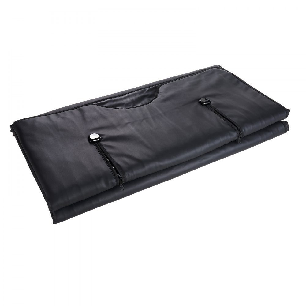 VEVOR Sauna Blanket for Detoxification, Portable Far Infrared Sauna for Home with Arm Holes for Comfort, 1-6 Level Adjustable Temprature Rannge 95-185?, 1-60 Minutes Timer, Carbon Fiber Heating