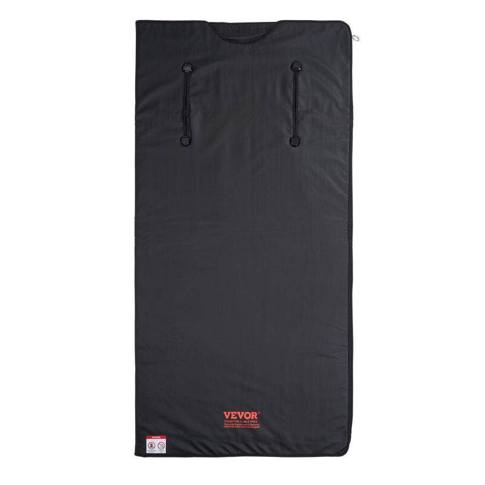 VEVOR Sauna Blanket for Detoxification, Portable Far Infrared Sauna for Home with Arm Holes for Comfort, 1-6 Level Adjustable Temprature Rannge 95-185?, 1-60 Minutes Timer, Carbon Fiber Heating
