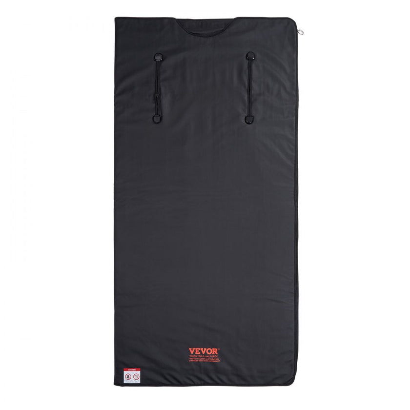 VEVOR Sauna Blanket for Detoxification, Portable Far Infrared Sauna for Home with Arm Holes for Comfort, 1-6 Level Adjustable Temprature Rannge 95-185?, 1-60 Minutes Timer, Carbon Fiber Heating