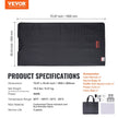 VEVOR Sauna Blanket for Detoxification, Portable Far Infrared Sauna for Home Relaxation, 1-6 Level Adjustable Temprature Rannge 95-185?, 1-60 Minutes Timer, Far Infrared Carbon Heating Sauna Bag