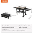 VEVOR Commercial Griddle on Cart, 36