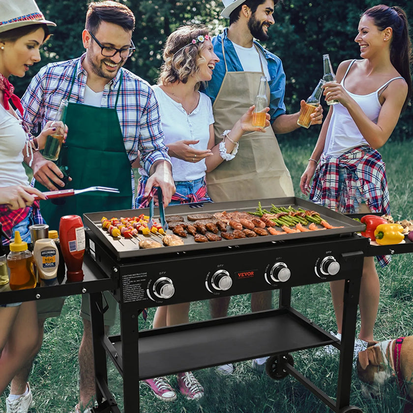 VEVOR Commercial Griddle on Cart, 36