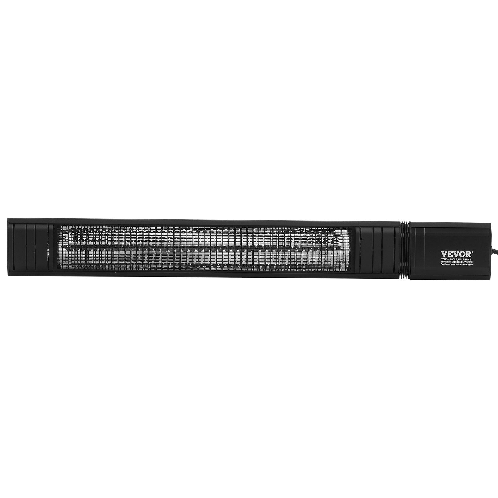 VEVOR Infrared Heater 1500W Electric Space Heater Remote Control 9 Speeds Timer