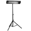VEVOR Infrared Heater 1500W Electric Space Heater Remote Control 3 Speeds 34in