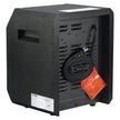 VEVOR Infrared Heater 1500W Electric Space Heater Remote Control 3 Speeds ABS