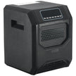 VEVOR Infrared Heater 1500W Electric Space Heater Remote Control 3 Speeds ABS