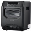 VEVOR Infrared Heater 1500W Electric Space Heater Remote Control 3 Speeds ABS