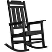 VEVOR Porch Rocker HIPS Outdoor Rocking Chair High Back 1 pcs 400 lbs Weight