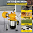 VEVOR Drain Cleaner Machine, 66Ft x2/3Inch Electric Drain Auger with 2 Cables for 3/4\