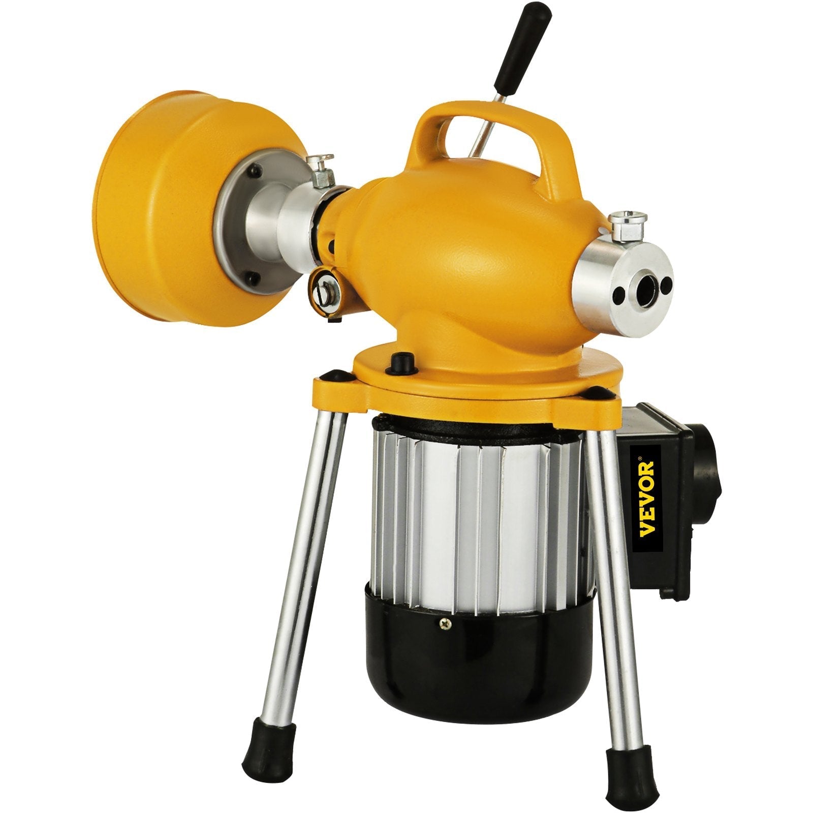 VEVOR Drain Cleaner Machine, 66Ft x2/3Inch Electric Drain Auger with 2 Cables for 3/4\