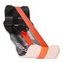 VEVOR Wooden Balance Board Trainer for Adults, Curved Wobble Board for Core Strength, Balance Training, Yoga & Standing Desk Exercise, 441 lb Capacity, Black & Orange