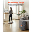 VEVOR Wooden Balance Board Trainer for Adults, Curved Wobble Board for Core Strength, Balance Training, Yoga & Standing Desk Exercise, 441 lb Capacity, Black & Orange