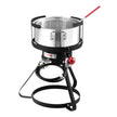 VEVOR 10 Qt Fish and Wing Fryer Aluminum Outdoor Propane Deep Fryer Kit Basket