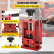 VEVOR Electric Wire Stripping Machine, Portable Scrap Wire Stripping Tool with Gear Motor, Automatic Wire Stripper Compact Aluminum Alloy Structure for Scrap Copper Recycling 1.5mm-20mm in Diameter