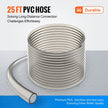 VEVOR Aquarium Vacuum Gravel Cleaner, 25 ft PVC Hose Fish Tank Vacuum Gravel Cleaner, Siphon Fish Tank Cleaner Vacuum, 3 Types of Brass Adapters, for Fish Tank Cleaning Gravel & Sand
