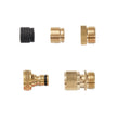 VEVOR Aquarium Vacuum Gravel Cleaner, 33 ft PVC Hose Fish Tank Vacuum Gravel Cleaner, Siphon Fish Tank Cleaner Vacuum, 3 Types of Brass Adapters, for Fish Tank Cleaning Gravel & Sand