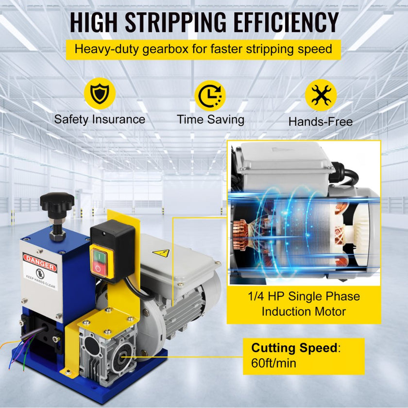 VEVOR Automatic Electric Wire Stripping Machine 0.05