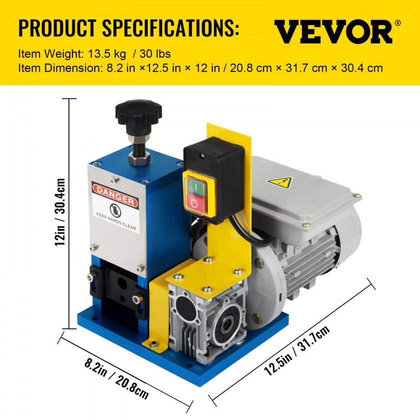 VEVOR Automatic Electric Wire Stripping Machine 0.05