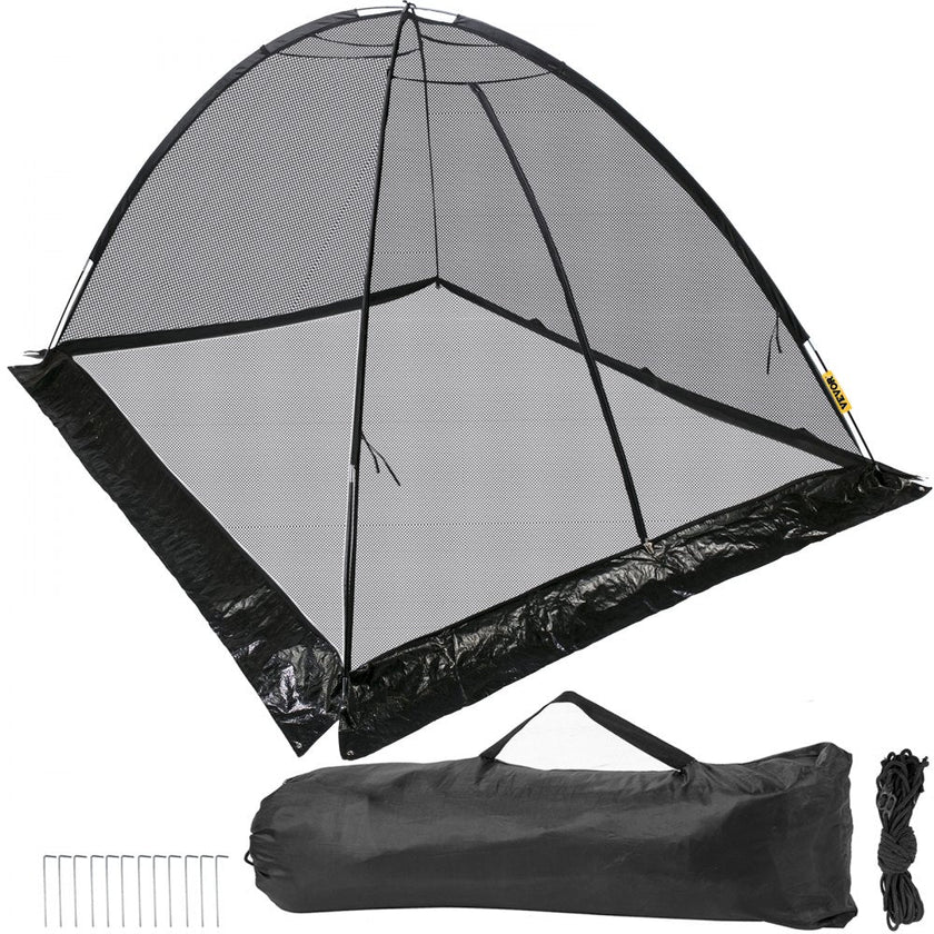 VEVOR Pond Cover Dome Garden Pond Net 10x14 FT Black Netting Covers for Leaves
