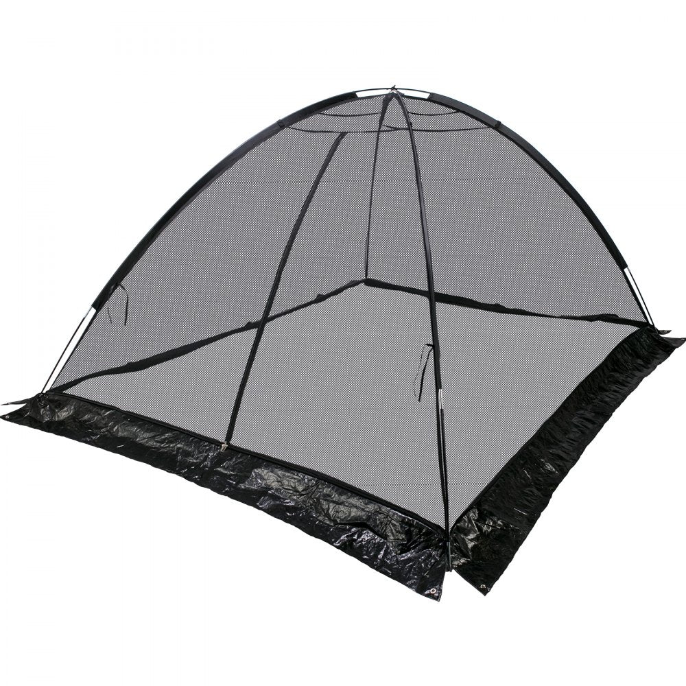 VEVOR Pond Cover Dome Garden Pond Net 9x12 FT Black Netting Covers for Leaves
