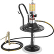 VEVOR Grease Pump, 50:1 Pressure Ratio Air Operated Grease Pump with 13 ft High Pressure Hose and Grease Gun, Pneumatic Grease Pump with Barrel Cap, Portable Lubrication Grease Pump 360° Gun Head