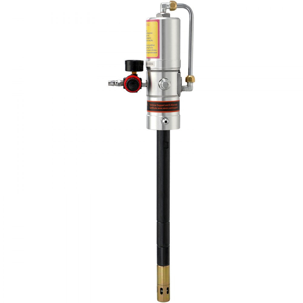 VEVOR Grease Pump, 50:1 Pressure Ratio Air Operated Grease Pump with 13 ft High Pressure Hose and Grease Gun, Pneumatic Grease Pump, Portable Lubrication Grease Pump with 360° Swivel Grease Gun Head