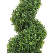 VEVOR Artificial Topiaries Boxwood Trees, 3ft Tall (2 Pieces) Faux Topiary Plant Outdoor, All-year Green Feaux Plant w/ Replaceable Leaves for Decorative Indoor/Outdoor/Garden