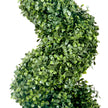 VEVOR Artificial Topiaries Boxwood Trees, 4ft Tall (2 Pieces) Faux Topiary Plant Outdoor, All-year Green Feaux Plant w/ Replaceable Leaves for Decorative Indoor/Outdoor/Garden