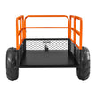 VEVOR Dump Trailer 1600 lbs 22 Cu. Ft Tow Behind Steel Garden Yard Trailer Cart