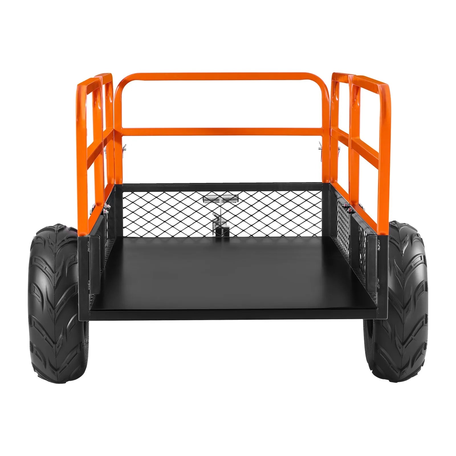 VEVOR Dump Trailer 1600 lbs 22 Cu. Ft Tow Behind Steel Garden Yard Trailer Cart
