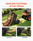 VEVOR Dump Trailer 500 lbs 10 Cu. Ft Tow Behind Plastic Garden ATV Trailer Cart