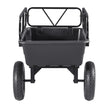 VEVOR Dump Trailer 500 lbs 10 Cu. Ft Tow Behind Plastic Garden ATV Trailer Cart