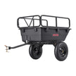 VEVOR Dump Trailer 500 lbs 10 Cu. Ft Tow Behind Plastic Garden ATV Trailer Cart