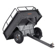 VEVOR Steel Dump Cart 10 Cu. Ft 500LB for ATV/UTV Trailer Tow Behind Heavy Duty
