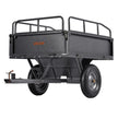 VEVOR Steel Dump Cart 10 Cu. Ft 500LB for ATV/UTV Trailer Tow Behind Heavy Duty
