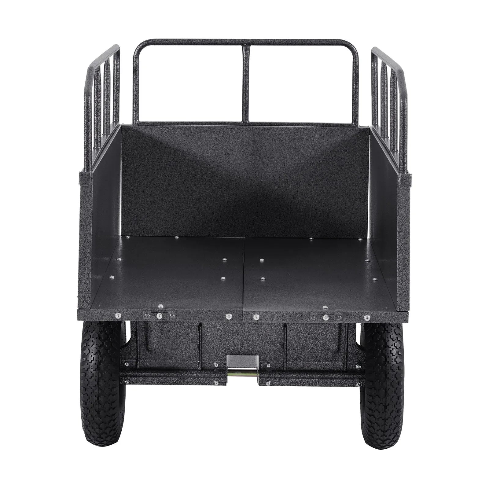 VEVOR Steel Dump Cart 17 Cu. Ft 600LB for ATV/UTV Trailer Tow Behind Heavy Duty