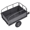 VEVOR Steel Dump Cart 17 Cu. Ft 600LB for ATV/UTV Trailer Tow Behind Heavy Duty