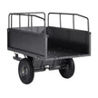 VEVOR Steel Dump Cart 17 Cu. Ft 600LB for ATV/UTV Trailer Tow Behind Heavy Duty