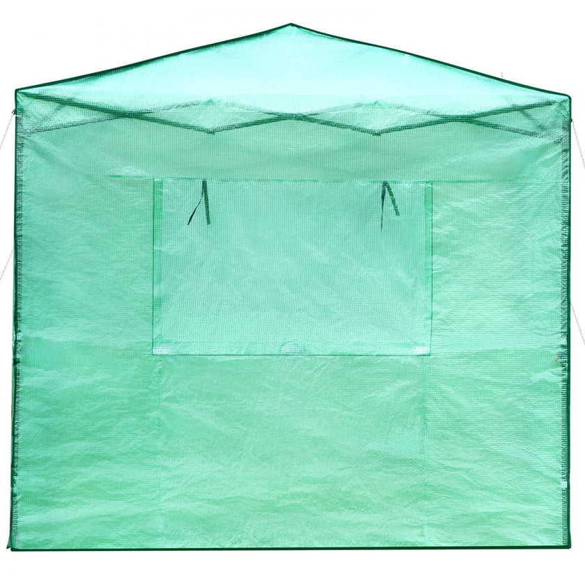 Vevor Walk-in Greenhouse Portable Pop-up Garden 8x6ft W/roll-up Doors & Windows