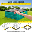 VEVOR Galvanized Raised Garden Bed, 32