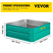 VEVOR Galvanized Raised Garden Bed, 32