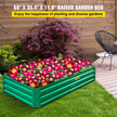VEVOR Galvanized Raised Garden Bed, 48