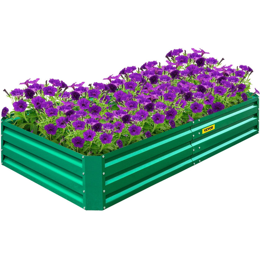 VEVOR Galvanized Raised Garden Bed, 48