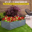 VEVOR Galvanized Raised Garden Bed, 48