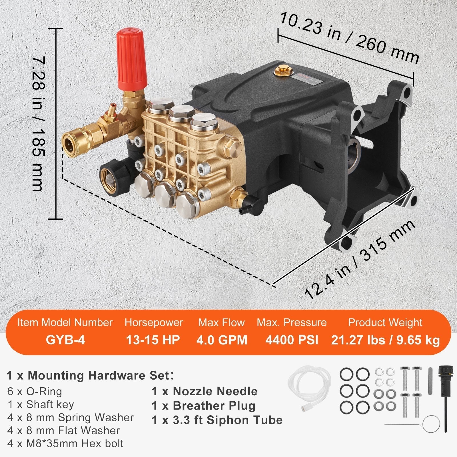 VEVOR Pressure Washer Pump, 1