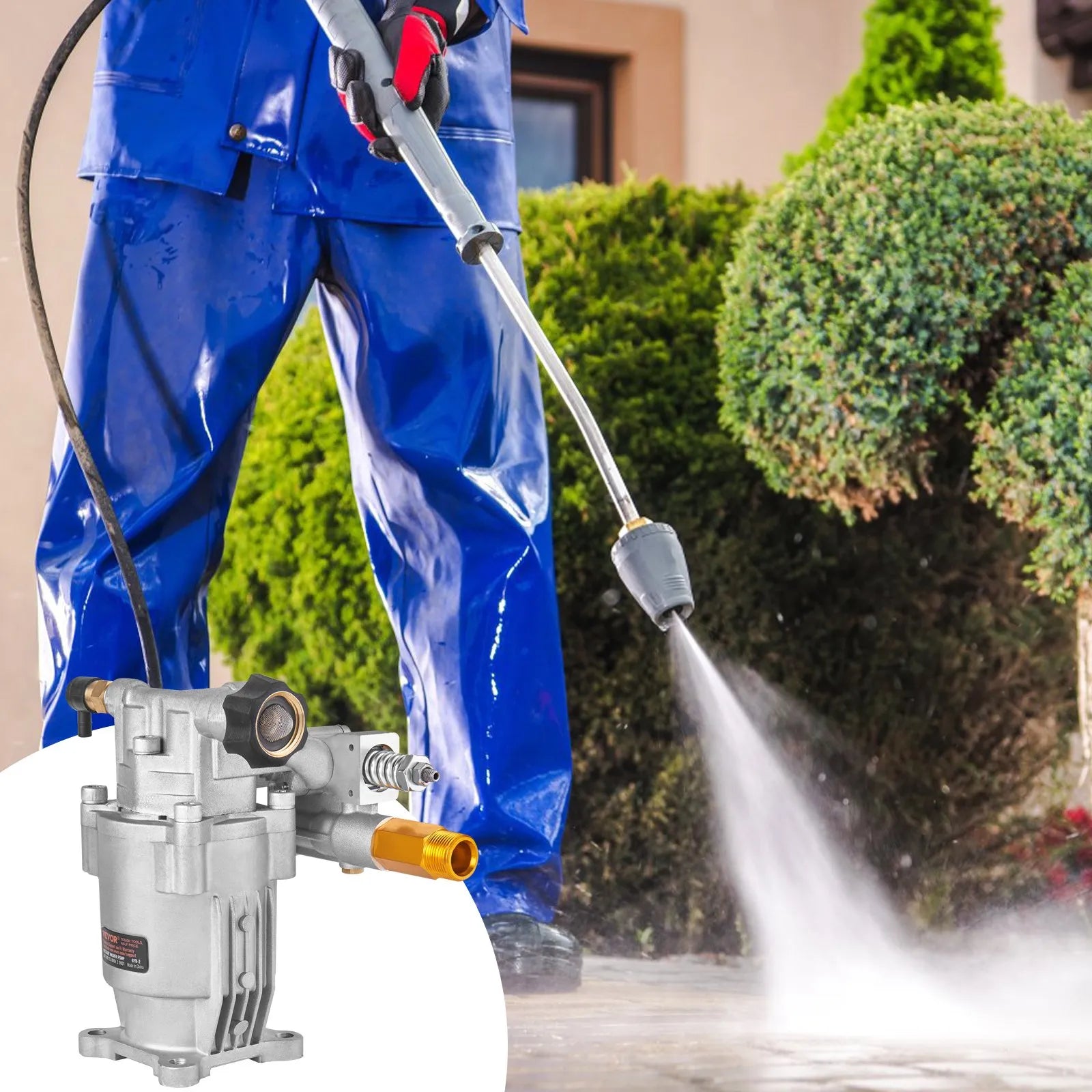 VEVOR Pressure Washer Pump, 3/4