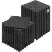 VEVOR Modular Interlocking Cushion, Black PVC Drainage Mats, 50 Pack Floor Tiles, Non-Slip Drainage Floor Tile, Bathroom Anti-Slip Mat, Kitchen Drainage Tile, Pool Floor Tile, Restroom Floor Mat, Wet Area Floor Tiles, Interlocking PVC Mats