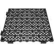 VEVOR Modular Interlocking Cushion, Black PVC Drainage Mats, 50 Pack Floor Tiles, Non-Slip Drainage Floor Tile, Bathroom Anti-Slip Mat, Kitchen Drainage Tile, Pool Floor Tile, Restroom Floor Mat, Wet Area Floor Tiles, Interlocking PVC Mats