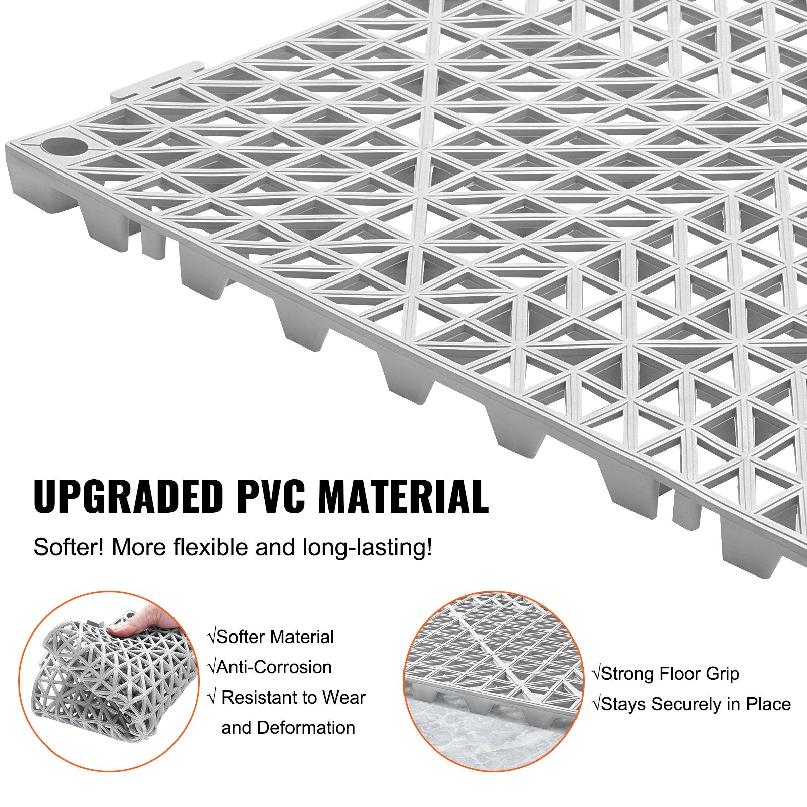 VEVOR Modular Interlocking Cushion, 55 Pack 12